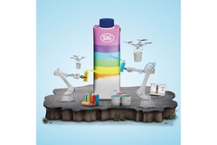 SIG Digital Printing on milk packaging.